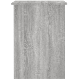 vidaXL 2 Shelf Computer Desk Grey - Size: 75 x 100 x 55cm - Wilko - thumbnail 6