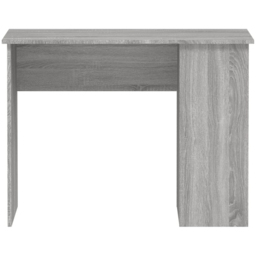vidaXL 2 Shelf Computer Desk Grey - Size: 75 x 100 x 55cm - Wilko - thumbnail 5