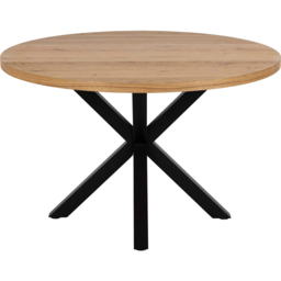 Florence Heaven 4 Seater Dining Table Oak and Black - Furniture To Go - Wilko - thumbnail 4