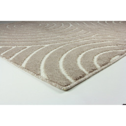 Eselle Rhythm Sculpt Natural Rug 160 x 230cm - Cream - Wilko - thumbnail 6
