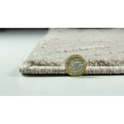 Eselle Rhythm Sculpt Natural Rug 160 x 230cm - Cream - Wilko - thumbnail 4