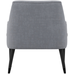 Montana Soft Grey Linen Blend Accent Chair - Size: Single - LPD Home - Wilko - thumbnail 6
