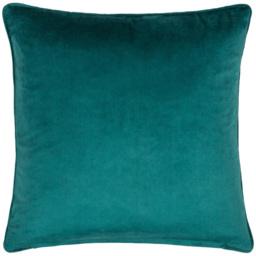 furn. Marttel Teal Geometric Jacquard Cushion - Size: 45 x 45 cm - Multi - Wilko - thumbnail 4