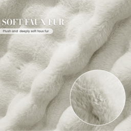 Sweet Dreams Alpine Cream Faux Fur Maternity Pillow 135 x 75cm - Size: 135 x 75 x 1cm - Wilko - thumbnail 4