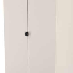 Crowndale Bora 2 Door Kashmir Matt Tall Double Wardrobe - Cream - Wilko - thumbnail 7
