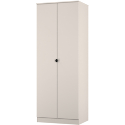Crowndale Bora 2 Door Kashmir Matt Tall Double Wardrobe - Cream - Wilko - thumbnail 5