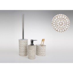 Boho Toilet Brush Holder - Natural - Size: 9 x 36 x 9cm - Wilko - thumbnail 3