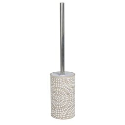 Boho Toilet Brush Holder - Natural - Size: 9 x 36 x 9cm - Wilko