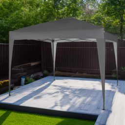 Grey Pop Up Outdoor Gazebo 3 x 3m - MCC - Wilko - thumbnail 1