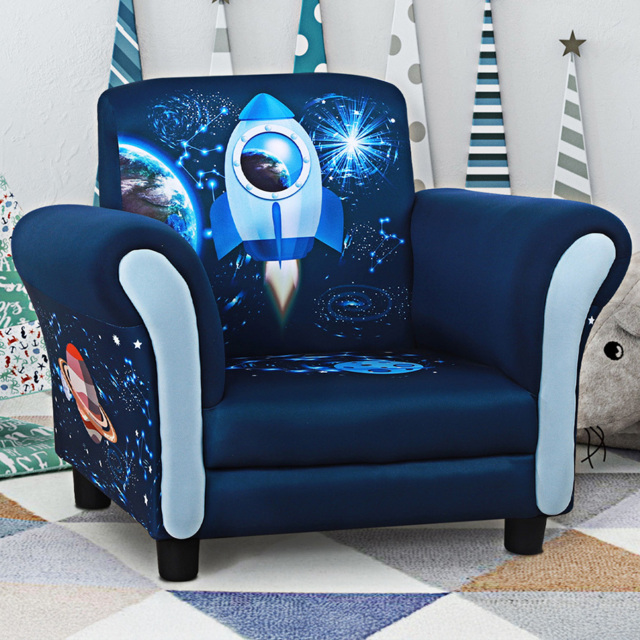 Tommy Toys Old Blue Kids Armchair - Wilko - image 1