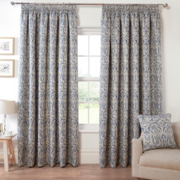 Elmsley Taped Curtain Navy - Navy/168cm/183cm - Size: W 66 x D 72cm - Wilko - thumbnail 7