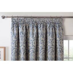Elmsley Taped Curtain Navy - Navy/168cm/183cm - Size: W 66 x D 72cm - Wilko - thumbnail 5