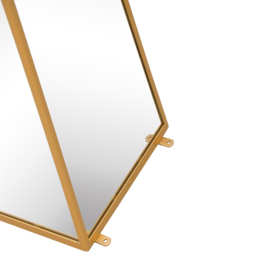 MirrorOutlet The Obelisk Gold Metal Edged Mirrored Ornament 150 x 30cm - Wilko - thumbnail 5