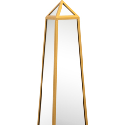MirrorOutlet The Obelisk Gold Metal Edged Mirrored Ornament 150 x 30cm - Wilko - thumbnail 4