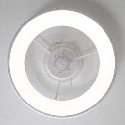 Living and Home White Industrial Style Adjustable LED Ceiling Fan Light with App Control 20 inch - Size: 20 x 50 x 50cm - Black - Wilko - thumbnail 4