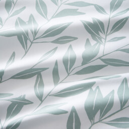 Hallie Printed Leaves Duvet Set - Sage/Superking - Size: Super King - Wilko - thumbnail 5
