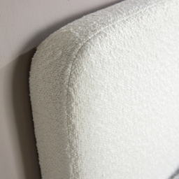 Home Source Serenity Small Double Boucle Gas Lift Ottoman Storage Bed - White - Wilko - thumbnail 5
