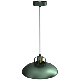 Milagro Felix Green Pendant Lamp 230V - Size: 29 x 29 x 90cm - Wilko - thumbnail 6