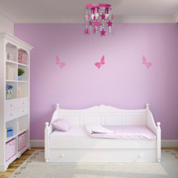 Milagro Star Hot Pink Ceiling Lamp 230V - Size: 30 x 30 x 32cm - Wilko - thumbnail 6