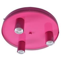 Milagro Star Hot Pink Ceiling Lamp 230V - Size: 30 x 30 x 32cm - Wilko - thumbnail 3