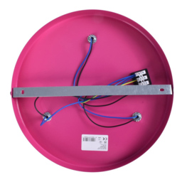 Milagro Star Hot Pink Ceiling Lamp 230V - Size: 30 x 30 x 32cm - Wilko - thumbnail 4
