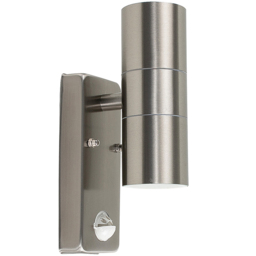 ValueLights Silver Outdoor Wall Up Down Light with PIR Motion Sensor - Size: 29.6 x 7 x 7cm - Wilko - thumbnail 4