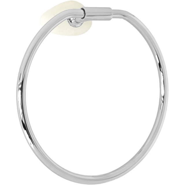 Pebble Towel Ring Chrome - Wilko - image 1