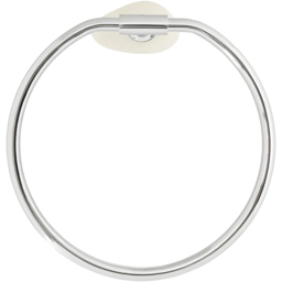Pebble Towel Ring Chrome - Wilko - thumbnail 3