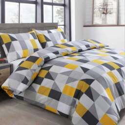 Velosso Jazz Single Yellow Duvet Set - Serene - Wilko