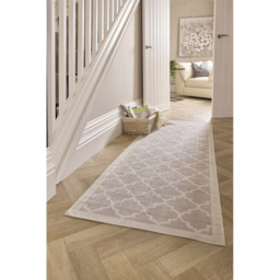 Origins My Washable Beige and Off White Chateau Rug 67 x 200cm - Cream - Origins Rugs - Wilko - thumbnail 3