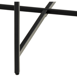 Furniture To Go Lamoine Matt Black Round Coffee Table - Size: 42 x 70 x 70cm - Wilko - thumbnail 6