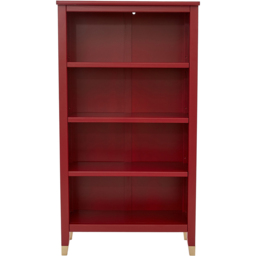 Palazzi 4 Shelves Red Bookcase - Size: 4 Shelf - Wilko - thumbnail 4