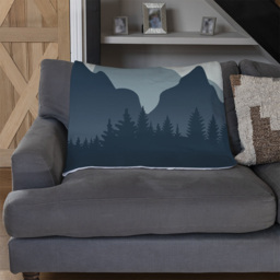 Benjamin Tate Design Mountain Landscape Blanket 120 x 150cm - Wilko - thumbnail 4