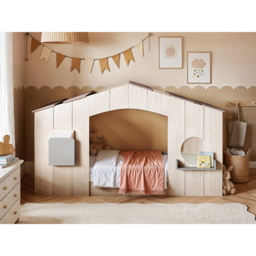 Flair Frankie Wooden Play House Bed Frame - Size: Single - Brown - Wilko - thumbnail 5