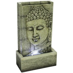 Bermuda Buddha Water Feature - Size: 48 x 22 x 82cm - Grey - Bermuda Water Gardens - Wilko - thumbnail 3