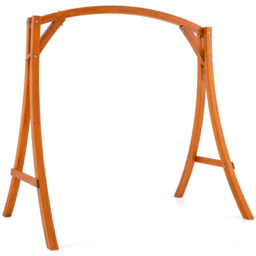 Costway Curved Wooden Garden Swing Frame - Wilko - thumbnail 1