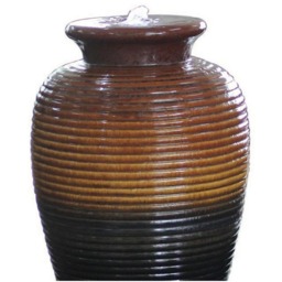 Bermuda Mykonos Water Feature - Size: 51 x 51 x 64cm - Brown - Bermuda Water Gardens - Wilko - thumbnail 3