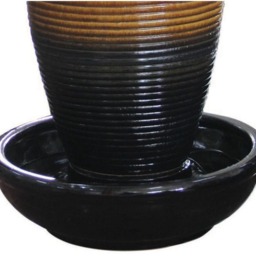 Bermuda Mykonos Water Feature - Size: 51 x 51 x 64cm - Brown - Bermuda Water Gardens - Wilko - thumbnail 4