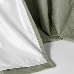 Velosso Waffle Sage Blackout Curtains 137 x 168cm - Size: W 163 x D 137cm - Green - Wilko - thumbnail 6