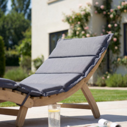 Artemis Home Solara Curve Grey Sun Lounger - Size: 55 x 54 x 168cm - Wilko - thumbnail 5