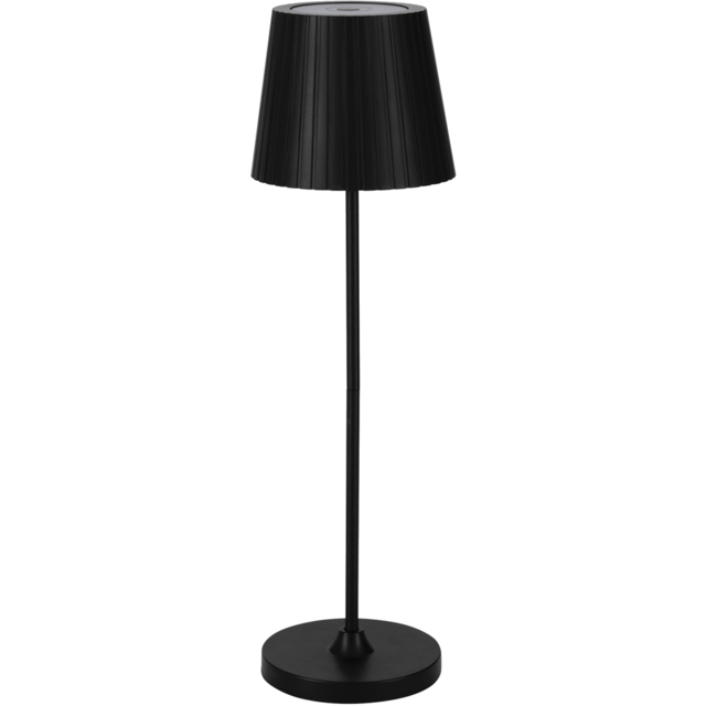 EGLO Cabozo LED Black Portable Outdoor Table Lamp - Size: 37 x 11 x 37cm - Wilko