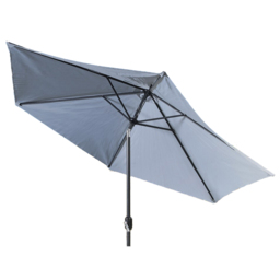 Grey Crank and Tilt Parasol 2.7m - Wilko