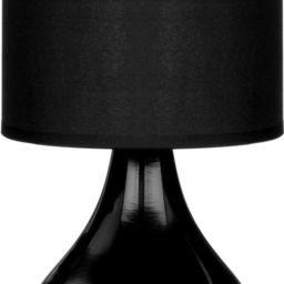 Premier Housewares Bulbus Black Ceramic Table Lamp - Size: 14 x 14 x 26cm - Wilko - thumbnail 7