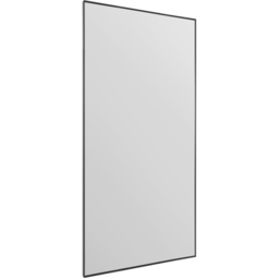 The Artus Black Aluminium Wall Mirror 200 x 100cm - MirrorOutlet - Wilko - thumbnail 4