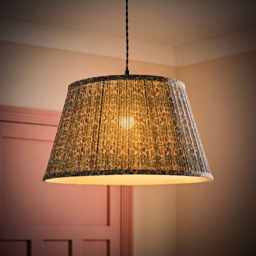 ValueLights Abel Floral Pleated Tapered Large Lamp Shade - Size: 25 x 45 x 45cm - Green - Wilko - thumbnail 3