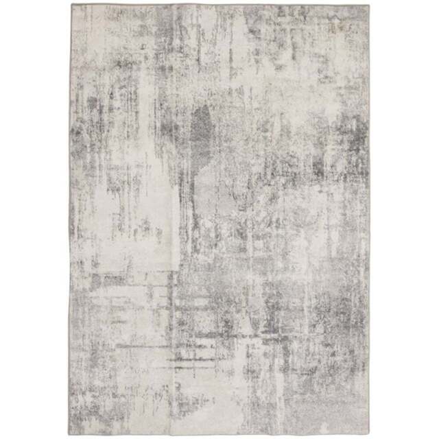 tectake Nadira Non Slip Washable Rug 274 x 200 x 0.6cm - Size: 0.6 x 200 x 274cm - Cream - Wilko - image 1
