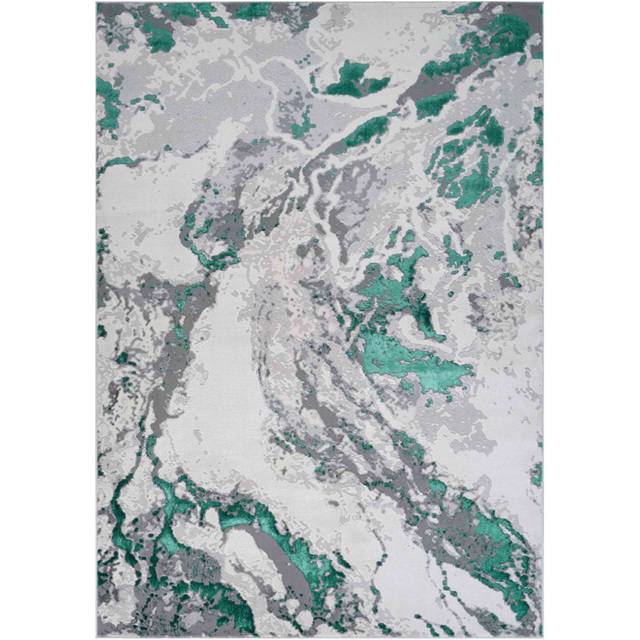 Desire Rugs Picasso Aqua Waterflow Abstract Rug 200 x 290cm - Wilko - image 1