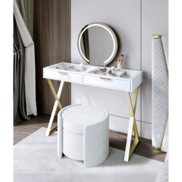 CARME Home Maisie Gold Frameless Touch Sensor LED Mirror 55cm - Size: 8 x 62 x 62.5cm - Wilko - thumbnail 7