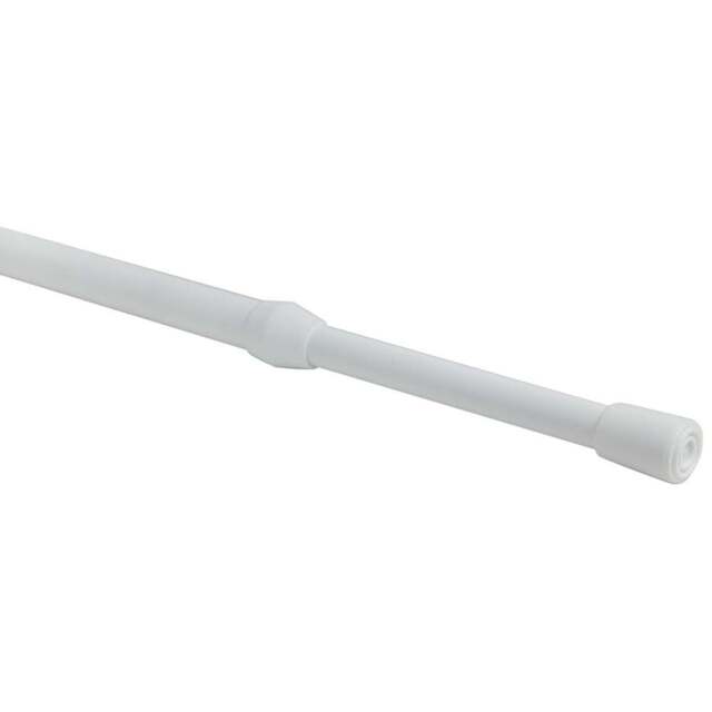 White Simply Tension Rod 180 to 250cm - Wilko - image 1