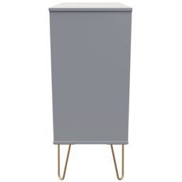 Crowndale Cube 4 Drawer Dusk Grey Chest of Drawers Ready Assembled - Wilko - thumbnail 5